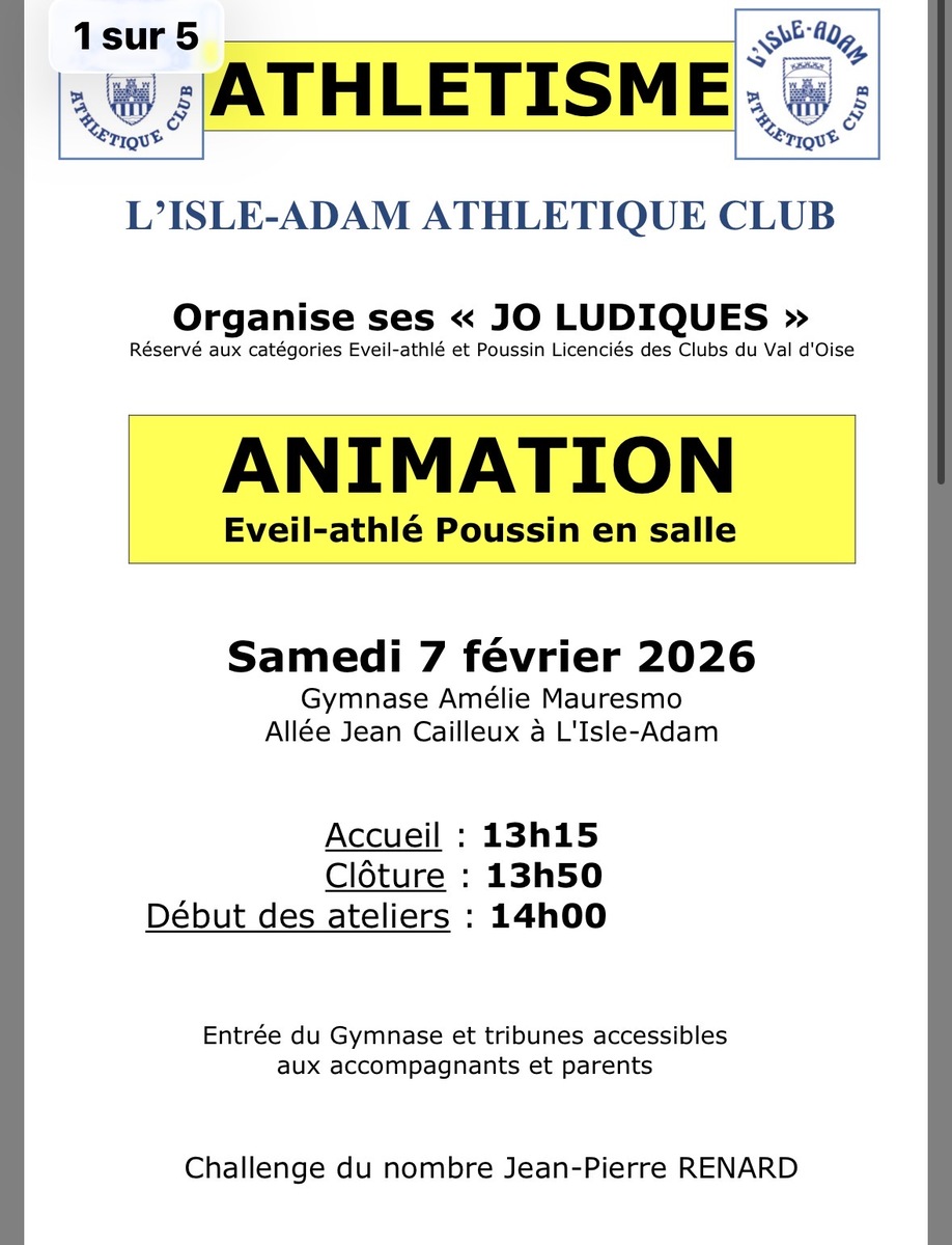 ANIMATION AL ILSLE ADAM