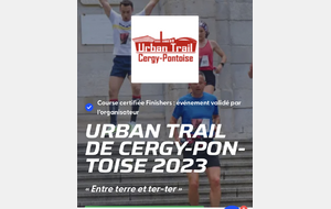 Urban trail de cergy