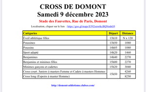 Cross de domont